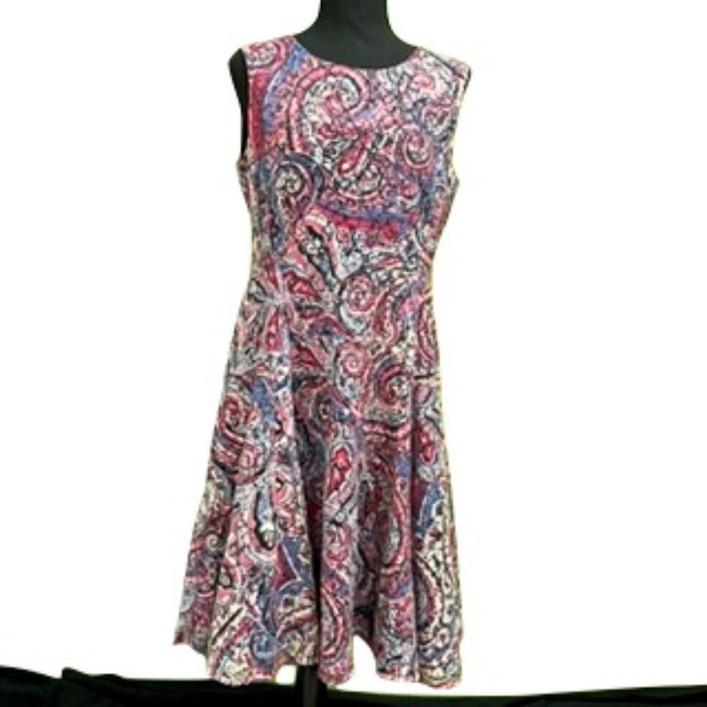 Cotton Tommy Hilfiger  size 10  pink, blue, tan and white